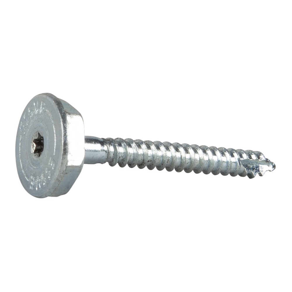 Nivåskruv Karmmontage TX30/HEX20 7x65mm FZB C1 20st Essve