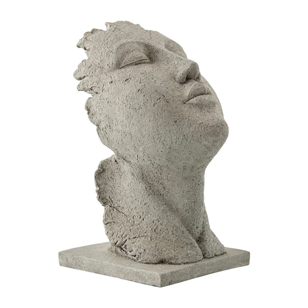 Serafina dekoration ansikte 29,5 cm, Grey