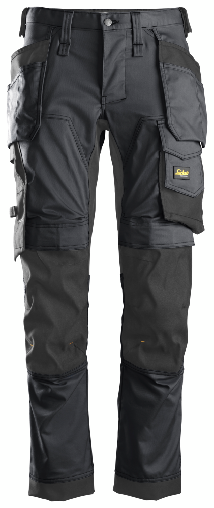 BYXA SNICKERS WORKWEAR STRETCH STÅLGRÅ/SV 96, HF AW