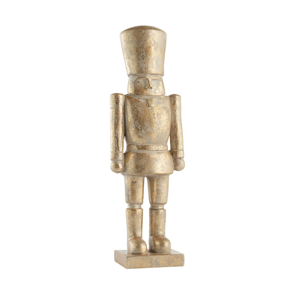 Serafina figurine nötknäppare 32 cm, Antikguld ljus