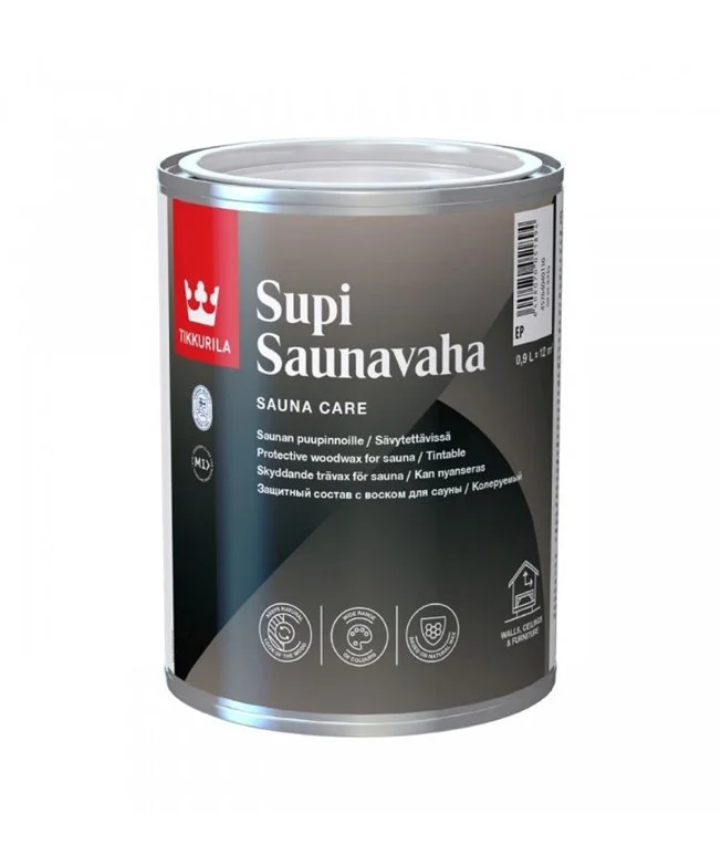 Supi Saunavaha Bastuvax - Vit - 1L