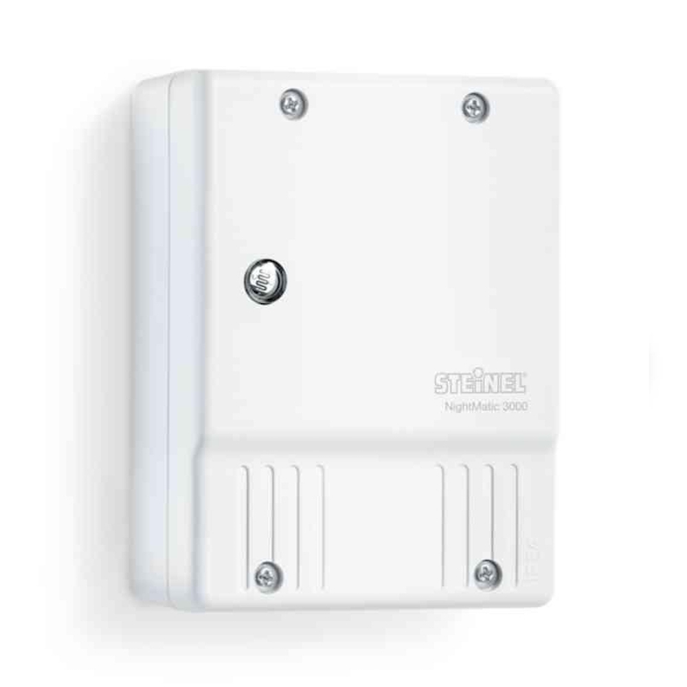 Ljusrelä NightMatic 3000 Vario 1000W 230-240V IP54 Vit Steinel