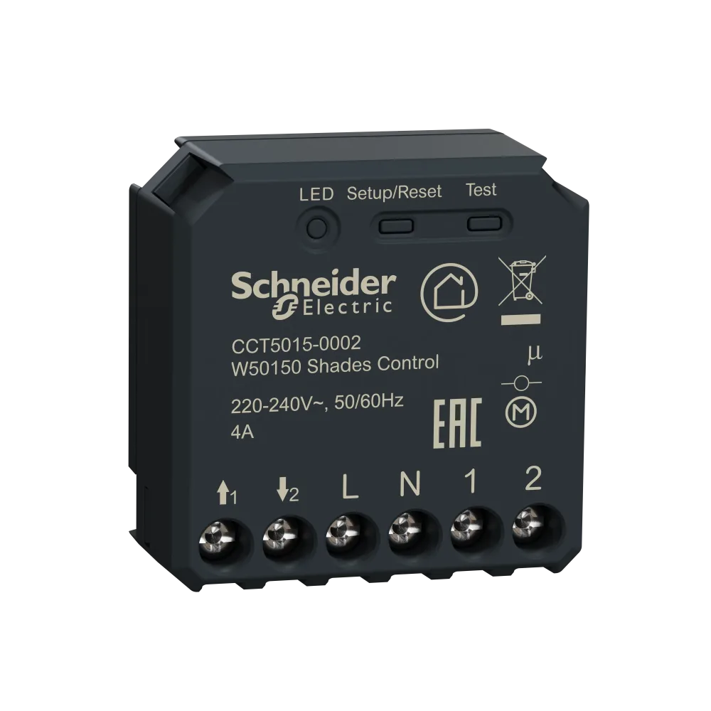 Schneider Electric Wiser CCT5015-0002 Jalusibrytarpuck med Zigbee