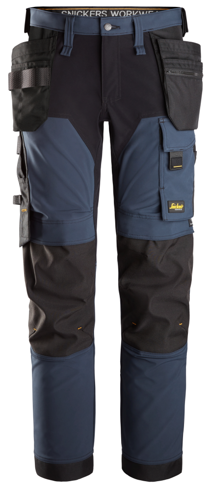 STRETCHBYXA SNICKERS WORKWEAR 6275 NAV/SVA 54, NAVY/SVART HÖLSTERFICKOR