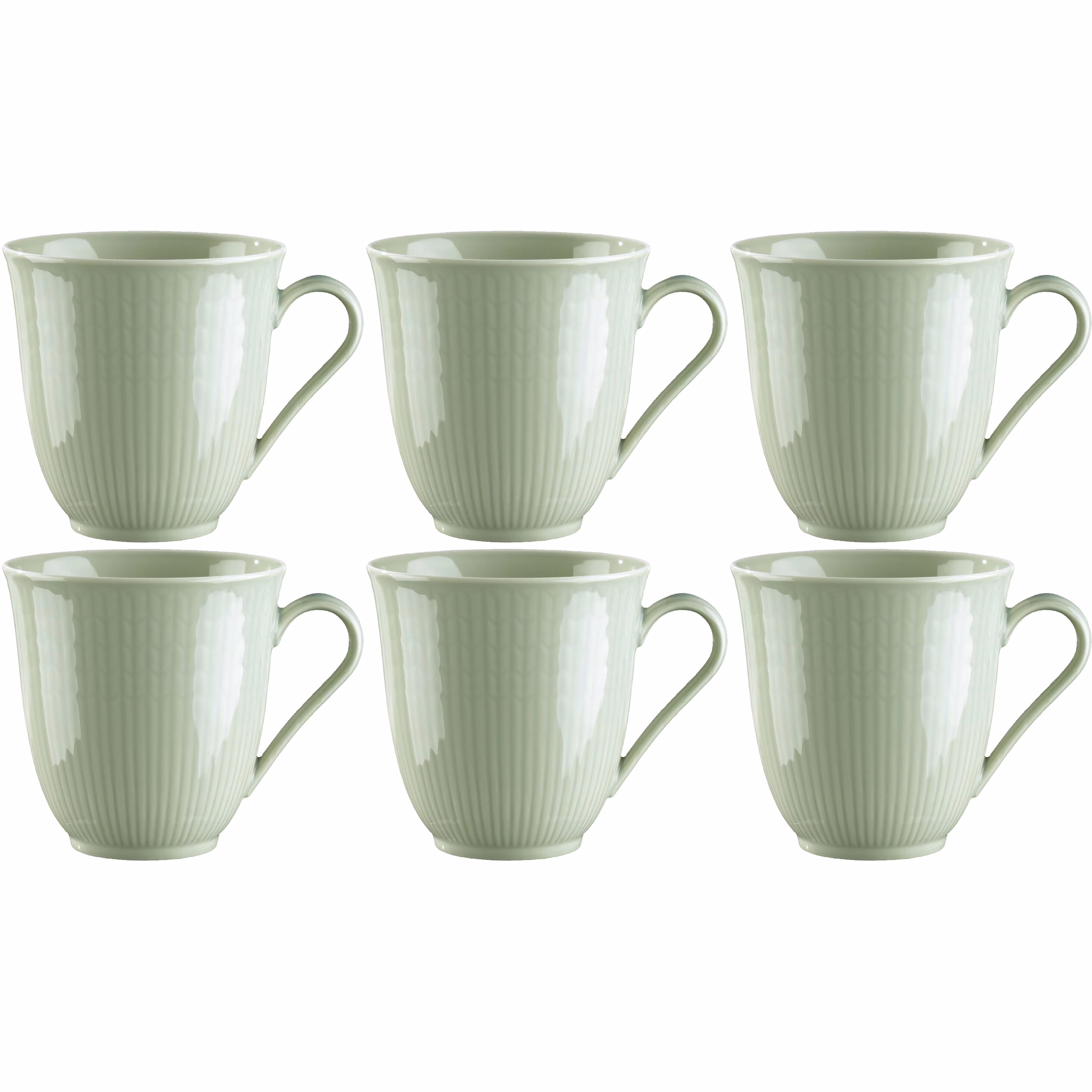 Swedish Grace Mugg 30 cl 6-pack, Äng (Ljusgrön)
