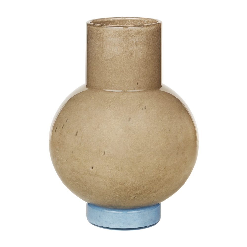 Mari vas 27 cm, Taupe-seranity light blue