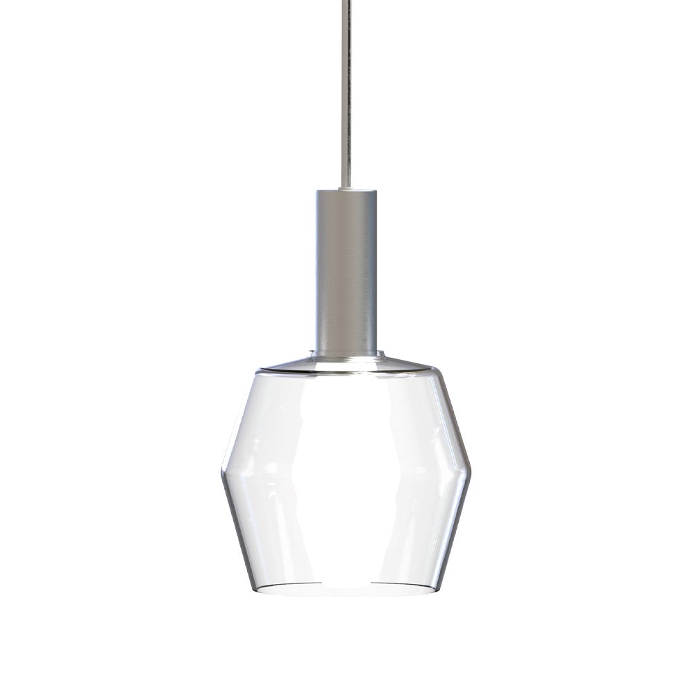 Polygon pendel, glas klart