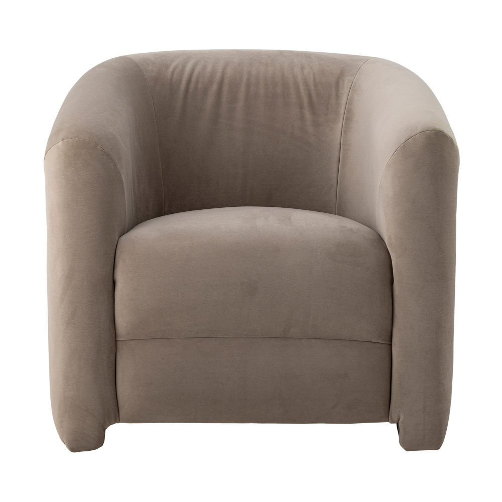 Joel lounge stol 78x76 cm, Grå