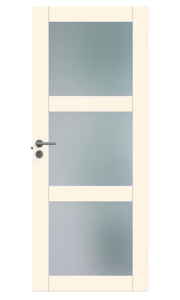 Swedoor Unique GW 03L Innerdörr svart ek 725x2040 mm