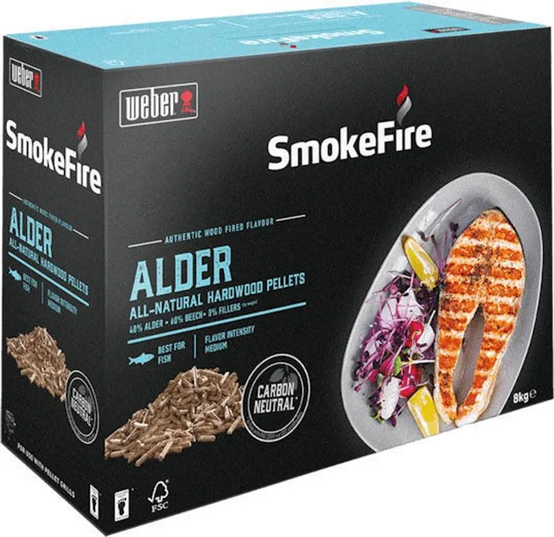 Weber Träpellets FSC - Al 8kg