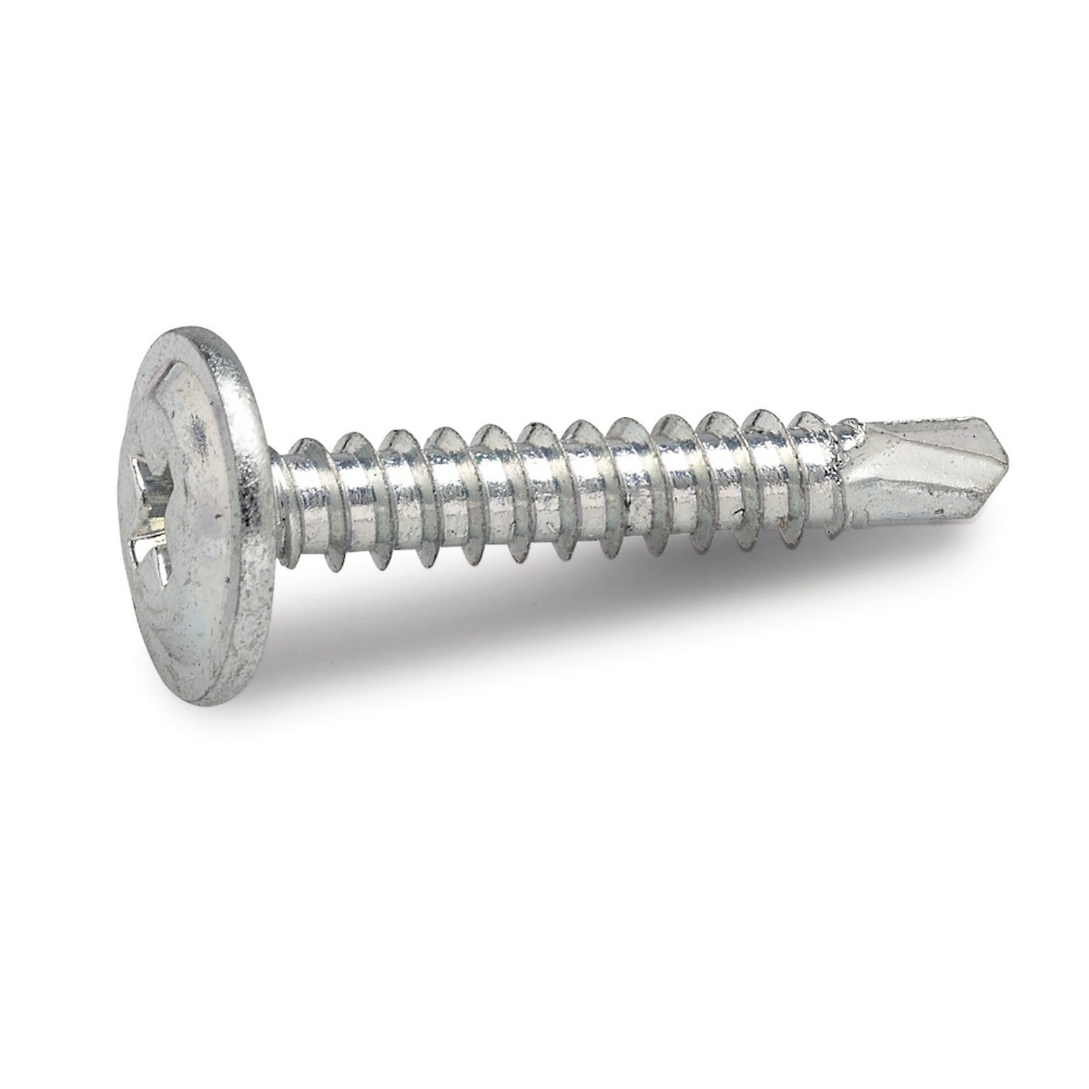 Montageskruv Borrspets 4,2x19mm Elförzinkad 250st Fast 285286