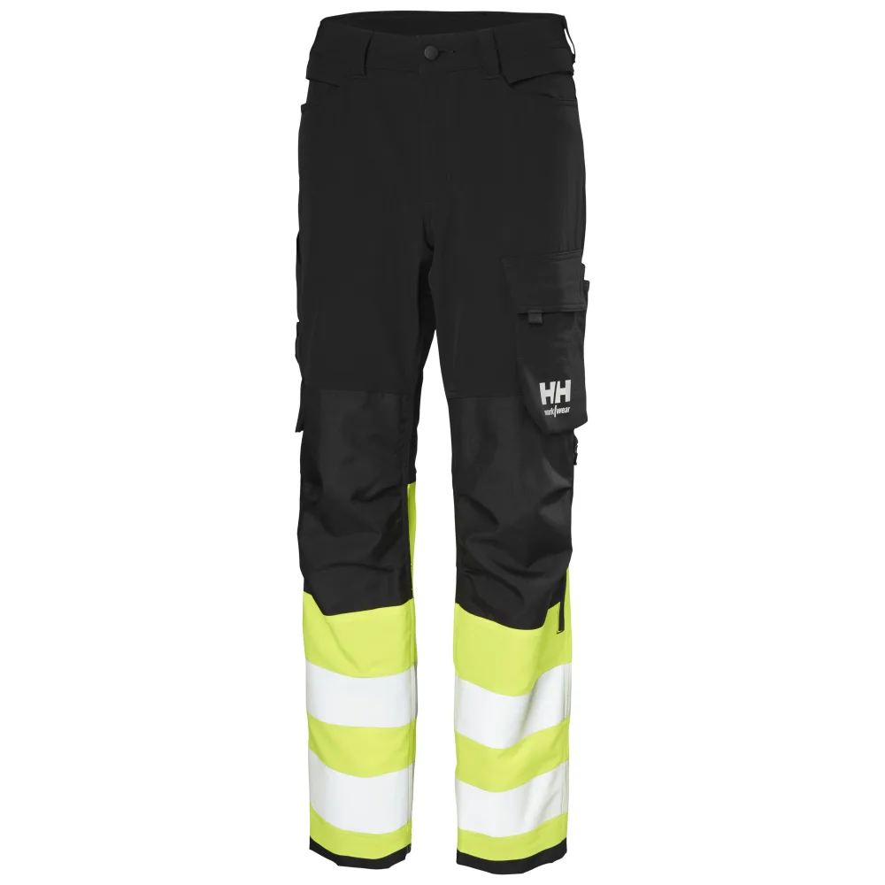 Helly Hansen Workwear Alna 4X 77327-369 Byxa mörkgrå/gul C38