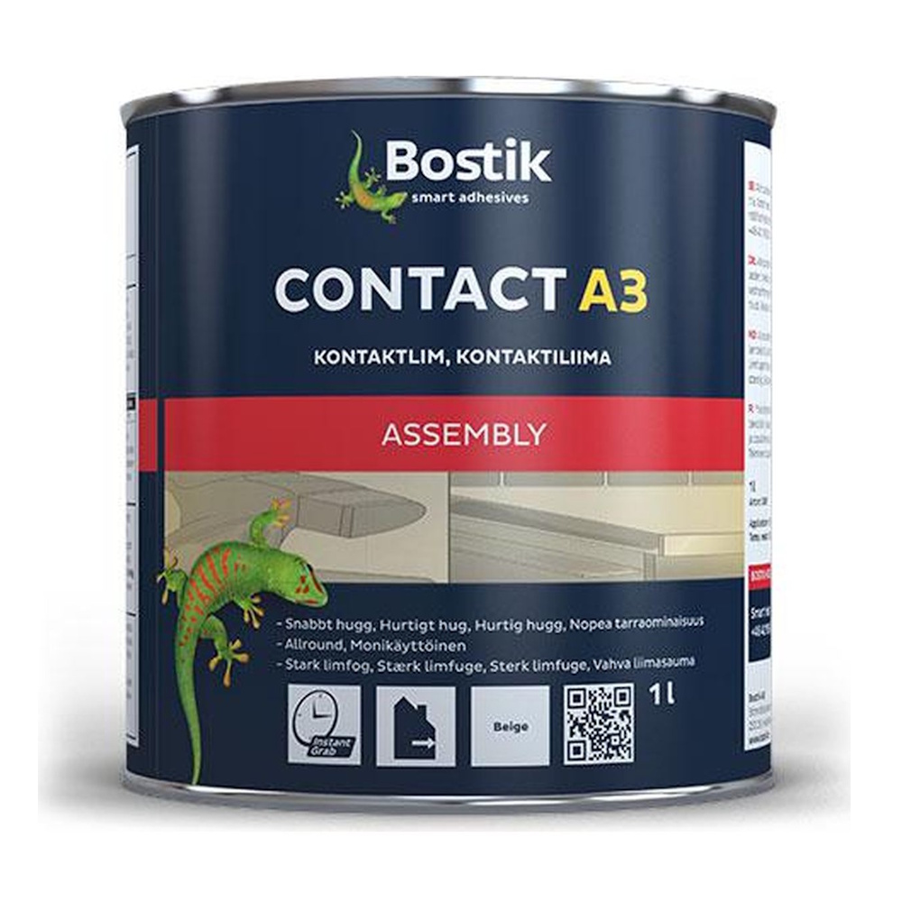 Kontaktlim 2698 1Liter Beige Bostik