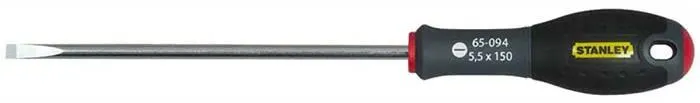 STANLEY FatMax 0-65-094 Skruvmejsel spårad, parallell spets 5,5 x 150 mm