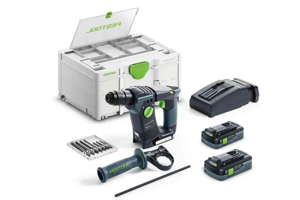 Festool BHC 18 HPC 4,0 I-Plus Borrhammare med batteri och laddare