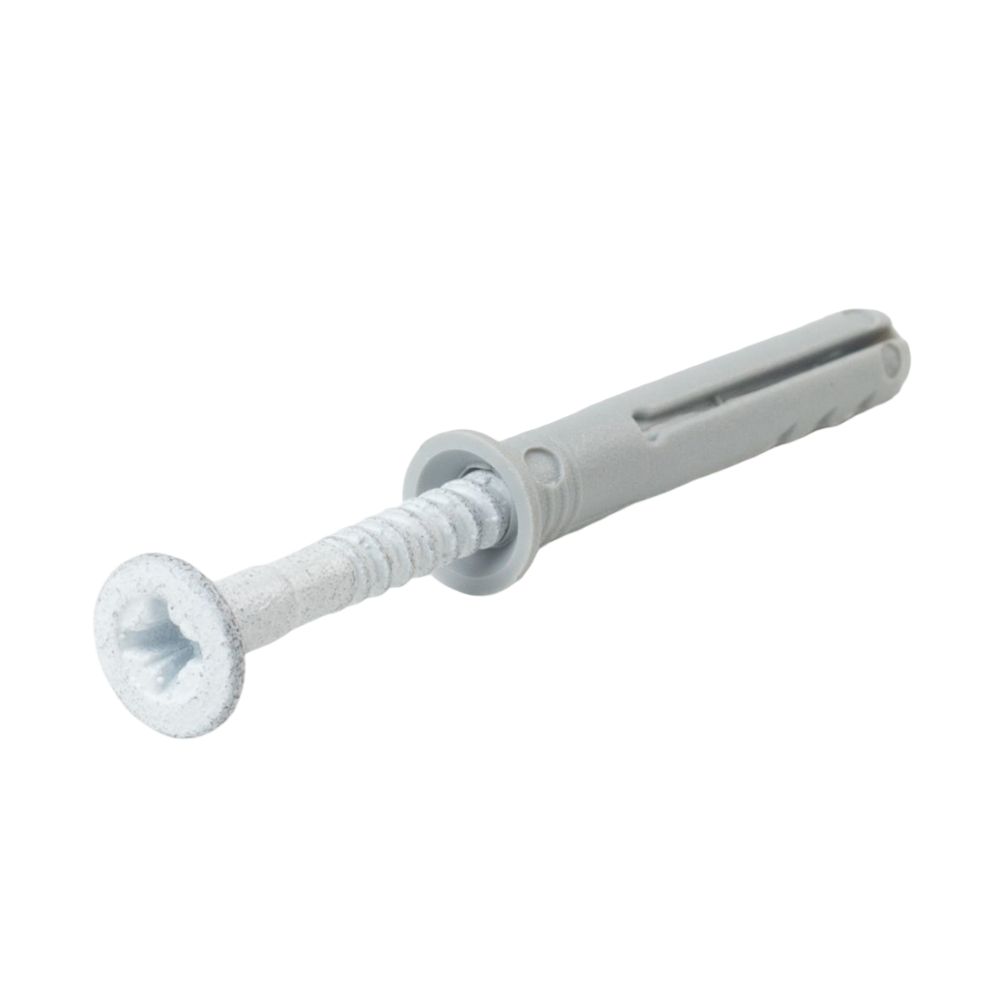 Spikplugg R-FX 5x40mm Elförzinkad Vit 100st Rawlplug
