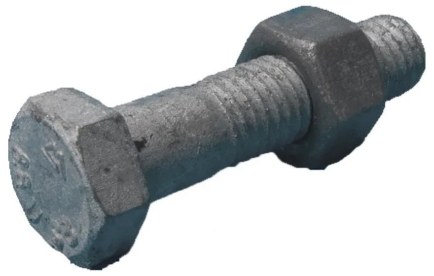 REYHER 40148250270120 Stålbyggnadsskruv M27 delgängad 8.8, EN 15048, FZV 27x120 mm, 1-pack