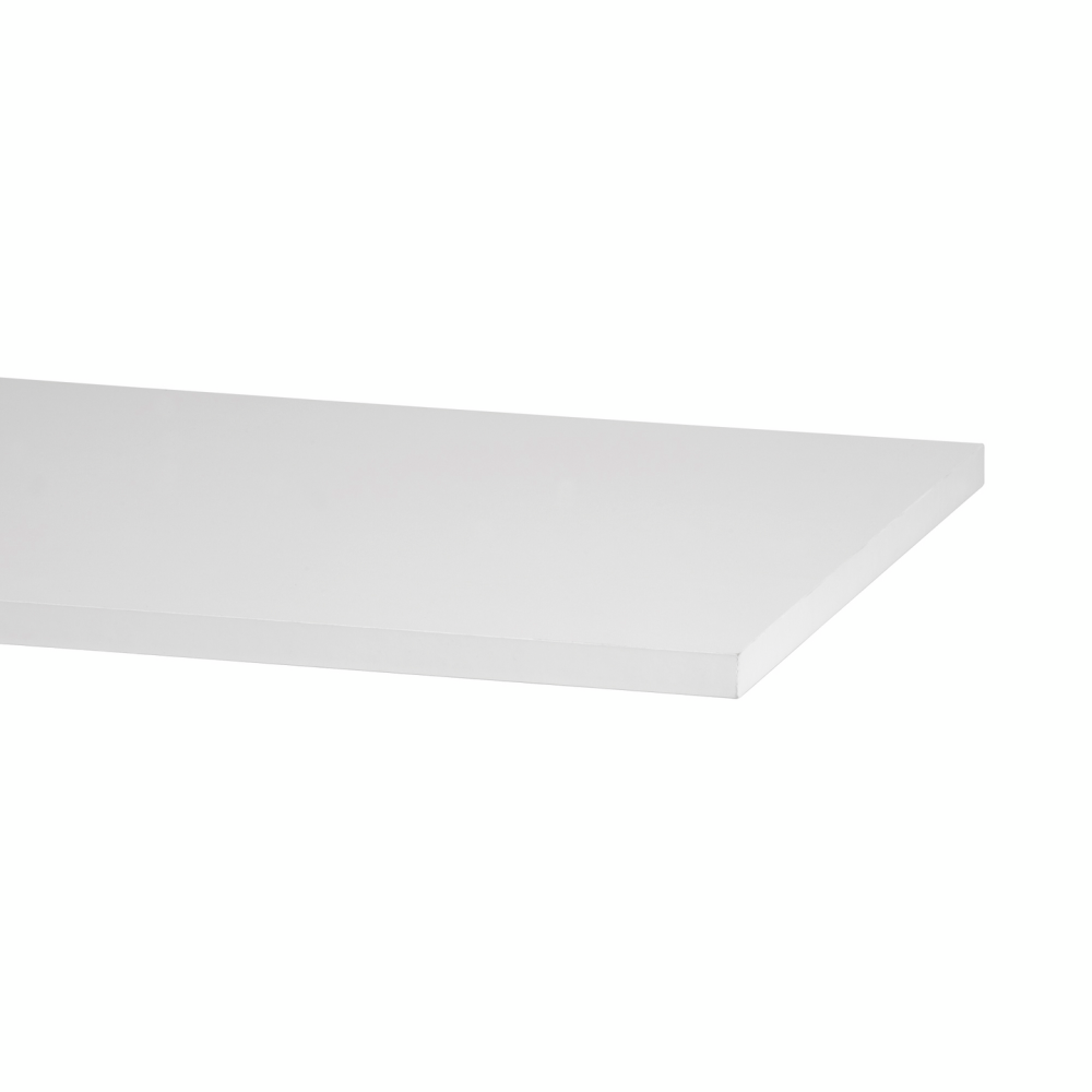 HYLLPLAN VIT 900X400MM ELFA 430310 MELAMIN