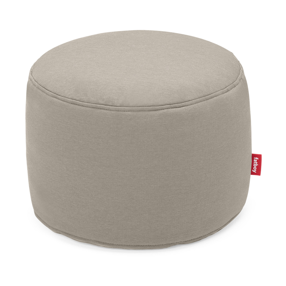 Point outdoor sittpuff, Grey taupe, large, 70x70x40 cm