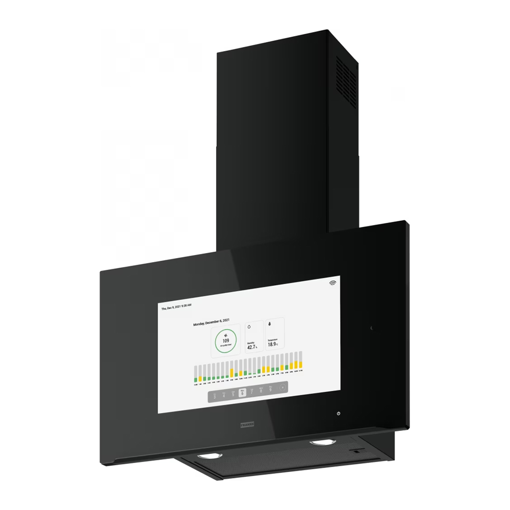 Franke Fläkt AQ Sense Flat 80 Svart Glas