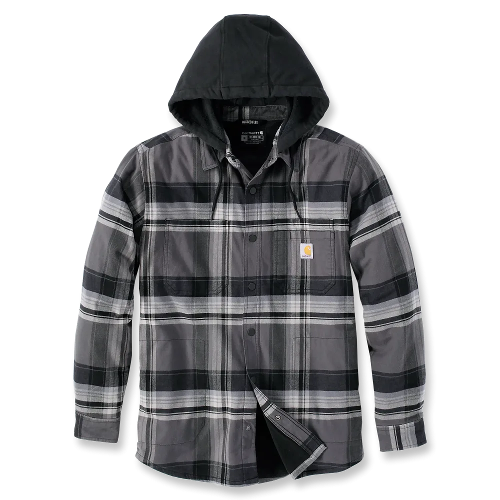 Carhartt 105938N04-M Flanellskjorta svart, grå M - Bild 2