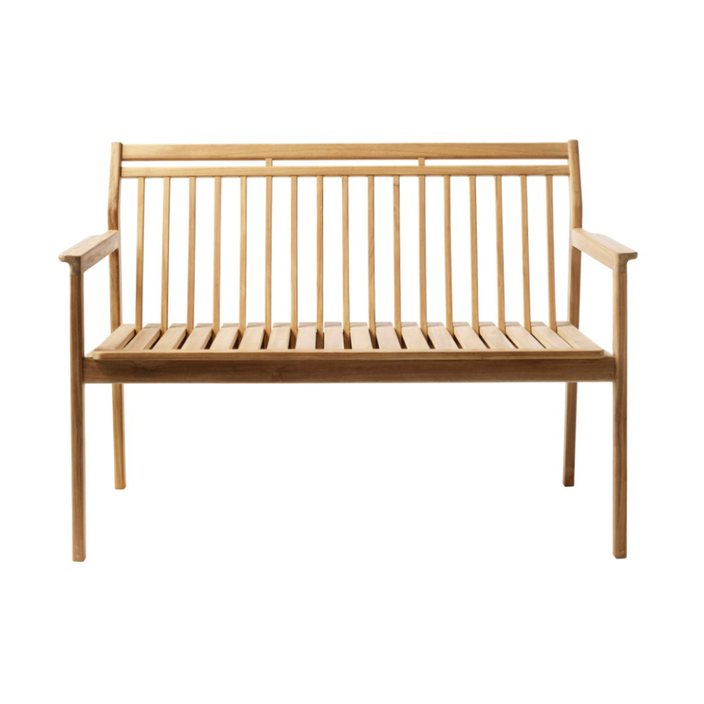 M12 Sammen 2-sits bänk, Teak-nature oiled