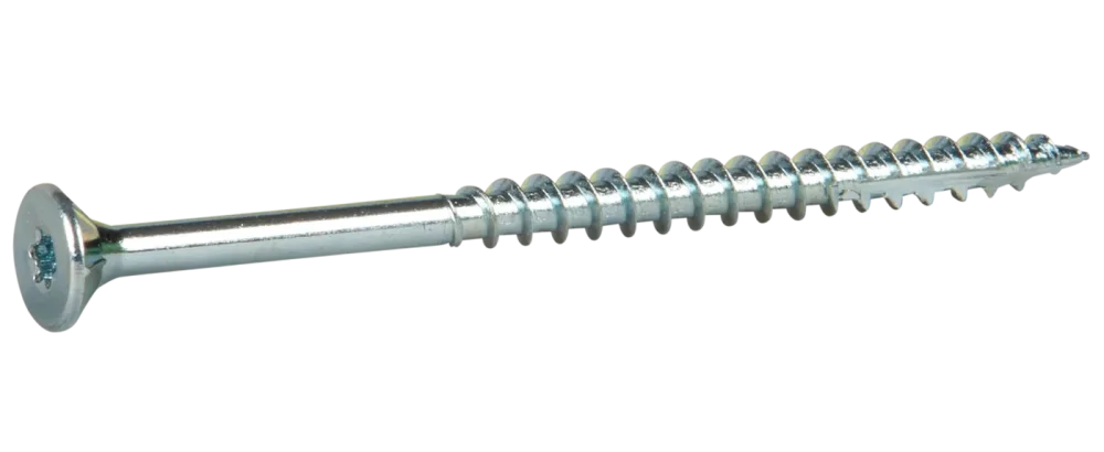 ESSVE 116040 Träskruv 6 mm Ø, försänkt, FZB 50 mm, 2500-pack