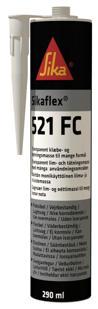Sika Flex-521 FC Fogmassa 290 ml Ljusgrå - Bild 2