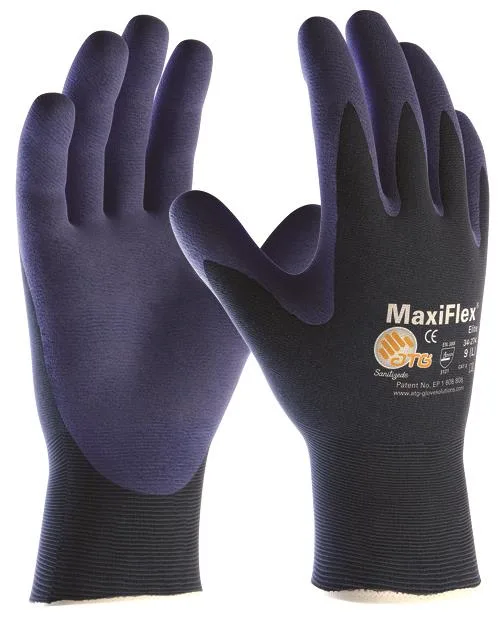 ATG MaxiFlex ELITE 34-274 Montagehandske blå 10