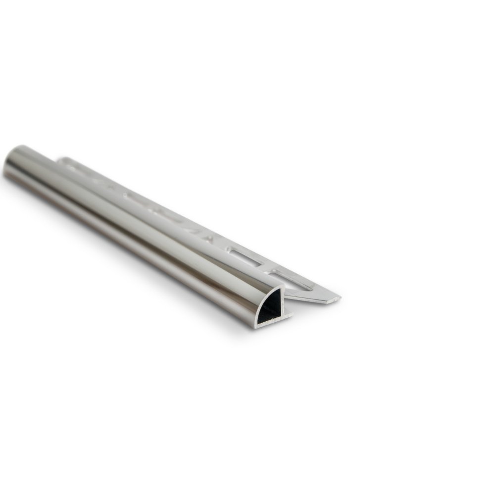 KAKELLIST BLANKE SILVER BLA 8MM 2,5M, KVARTSRUND 7739 BLANK ALUMINIU