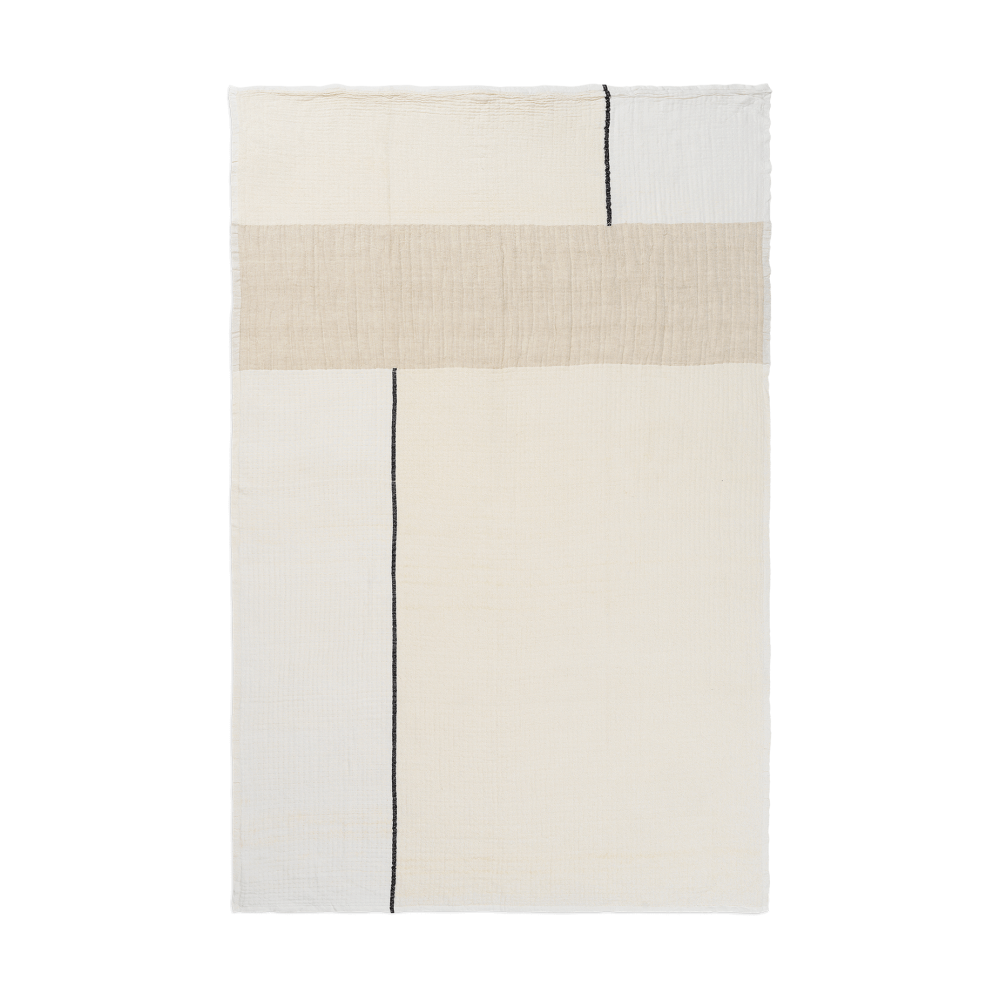 Dela filt 120x170 cm, Natural-Off-white