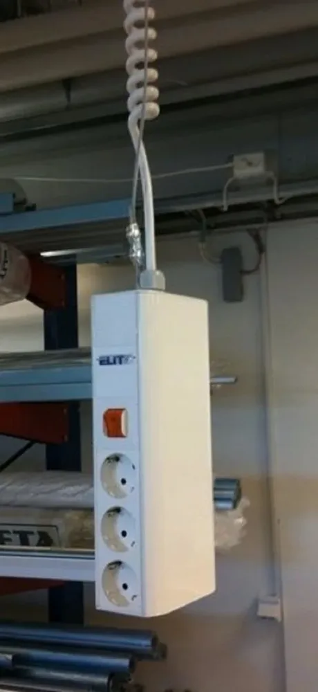 Elit 1176411 Hänguttag 6 uttag, jordad