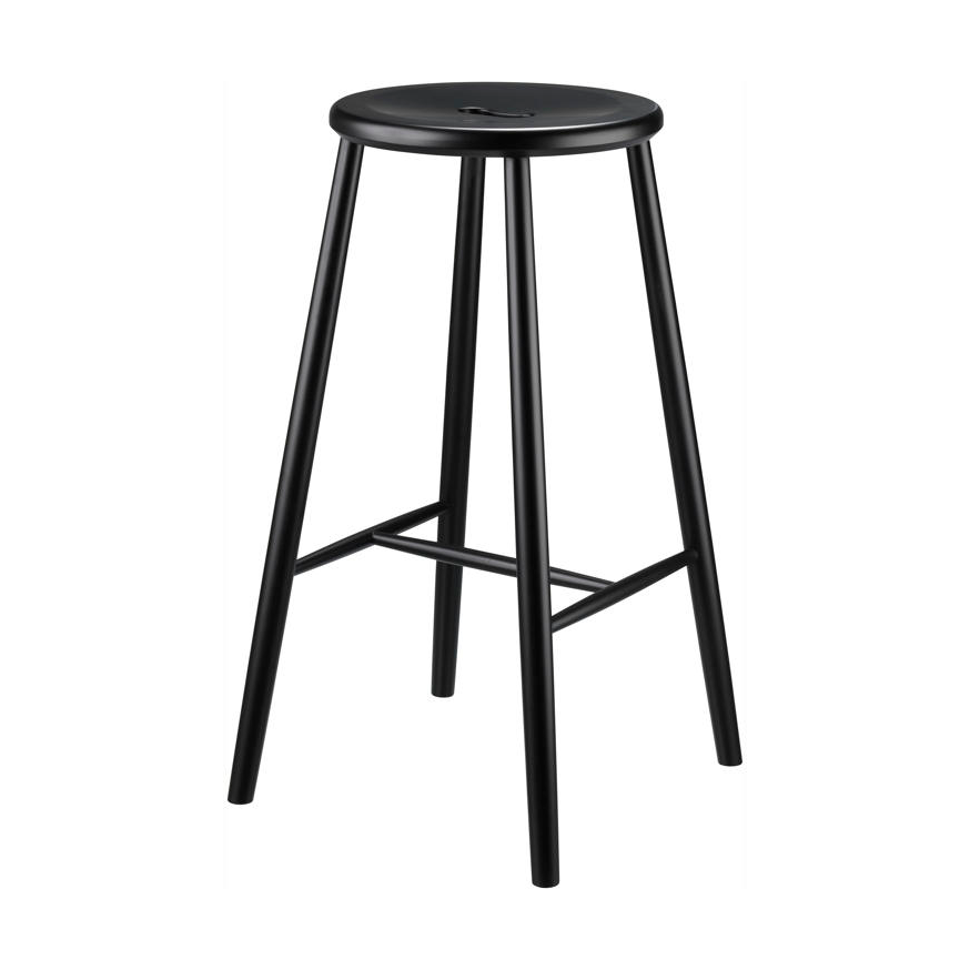 J27B barstol, Beech black painted