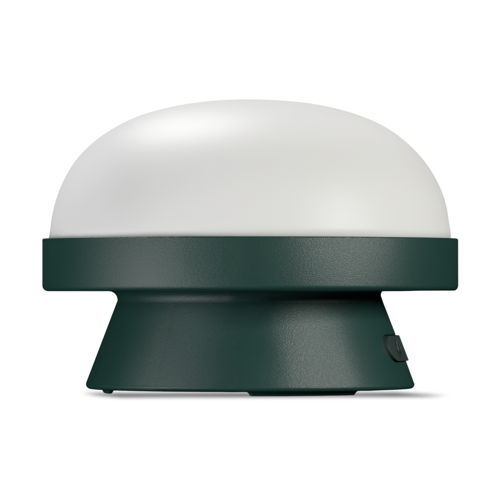 Soft Spot dots solcellslampa Ø11,5 cm, Forest green