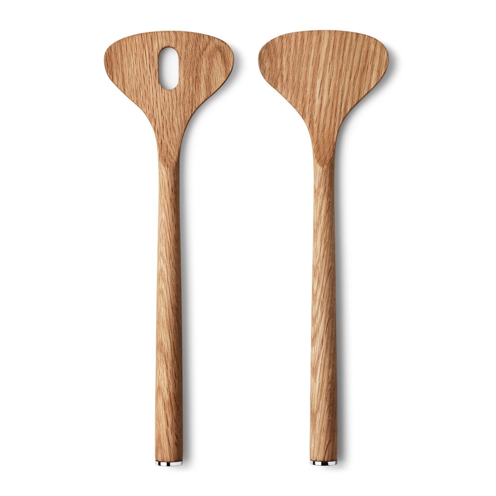 Alfredo salladsbestick ekträ, 28 cm