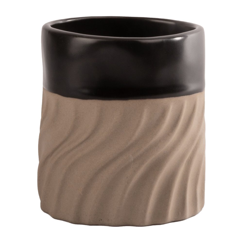 Swirl kopp 24 cl, Svart-beige