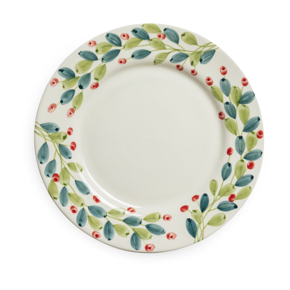 Basic julfat Ø37,5 cm, Vit-multi