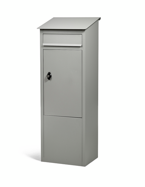 POSTLÅDA HABO 9440B LÅSBAR GRÅ 1000X360MM