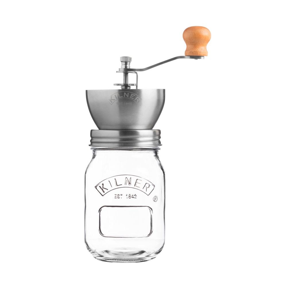 Kilner kaffekvarn, Klar-rostfritt stål, 0,5 L