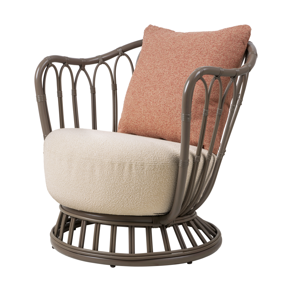Grace Outdoor fåtölj, Lorkey Limonta 41-44-mushroom gray