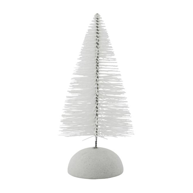 Frost julgran 17 cm, Vit