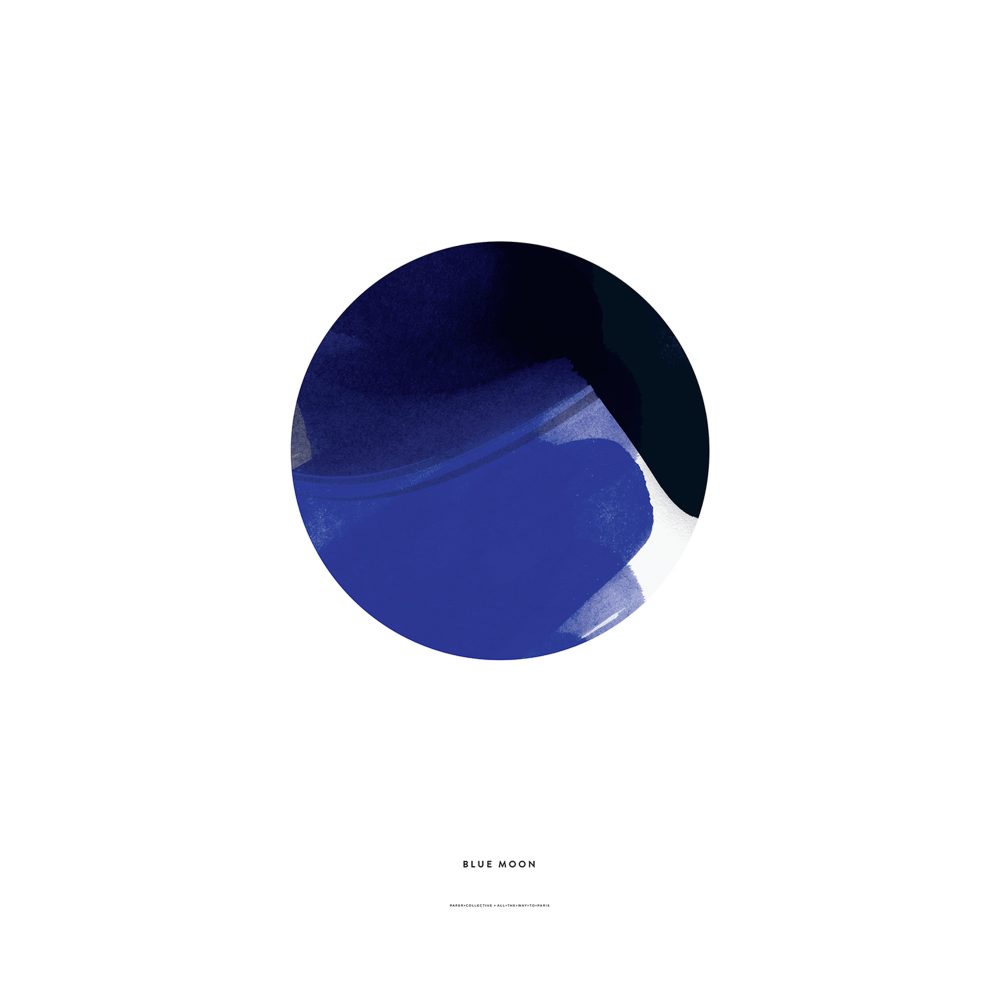 Blue Moon poster, 50x70 cm