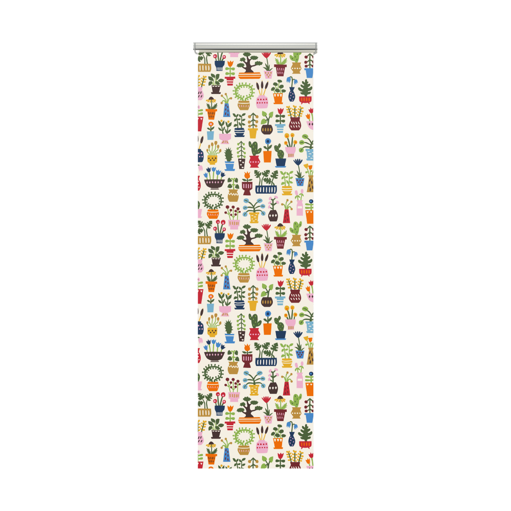 Orangeriet panelgardin 2-pack, Multi