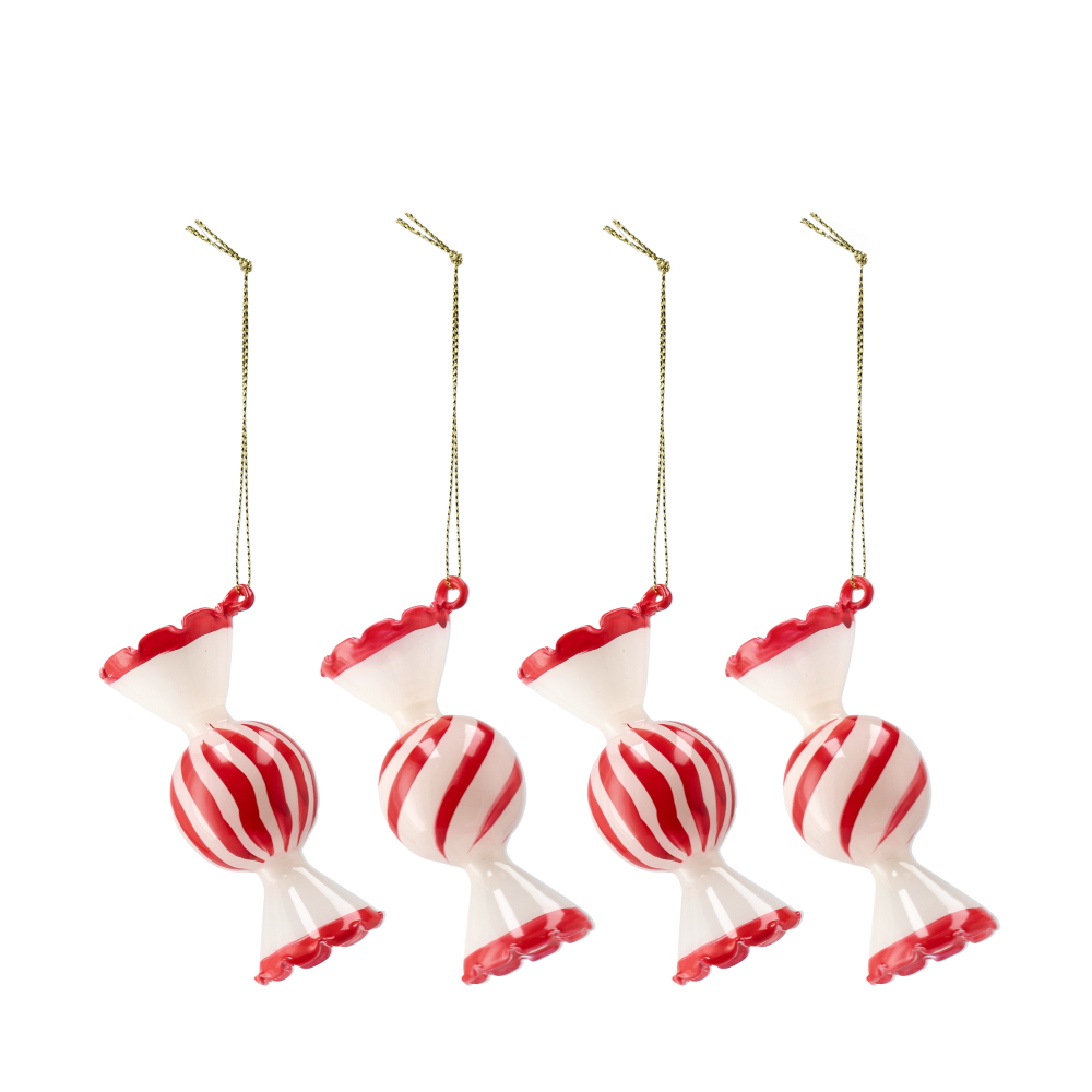 Jolly julgranskula 4-pack, Röd