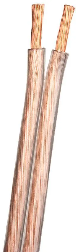 SUPRA 2000000121 Högtalarkabel 0,127 mm, syrefria kopparkardeler 2x4.0, vit, 100 m