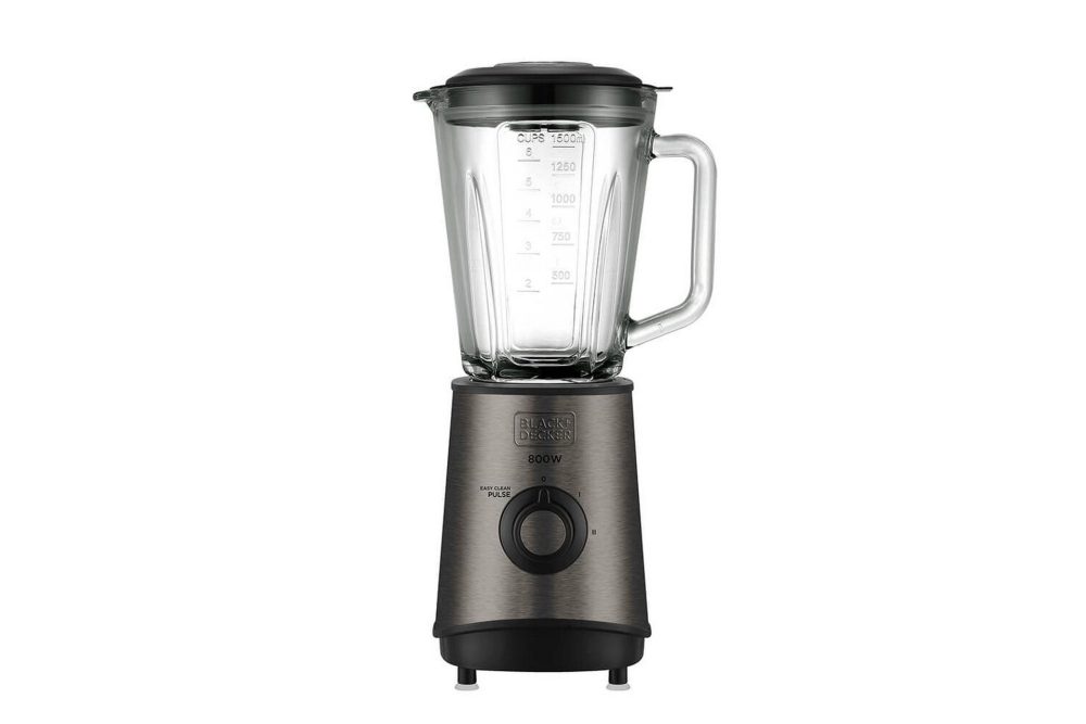 Kannmixer Black+Decker 800W 1.5L Borstat Stål