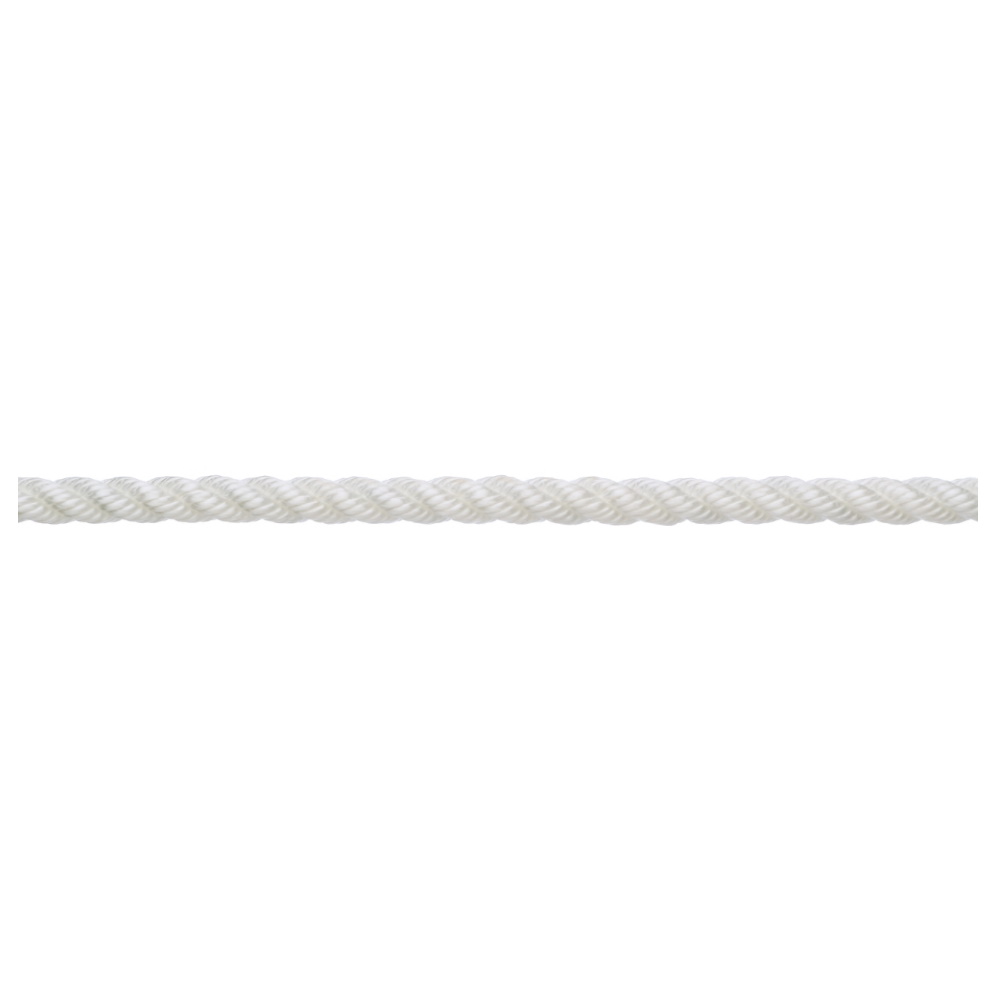 Polyestersilke 3-Slaget, 14mmx100m, Vit, Teufelberger