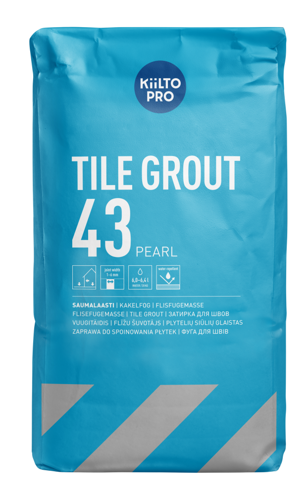 KAKELFOG KIILTO PRO 43 LJUSGRÅ 20KG