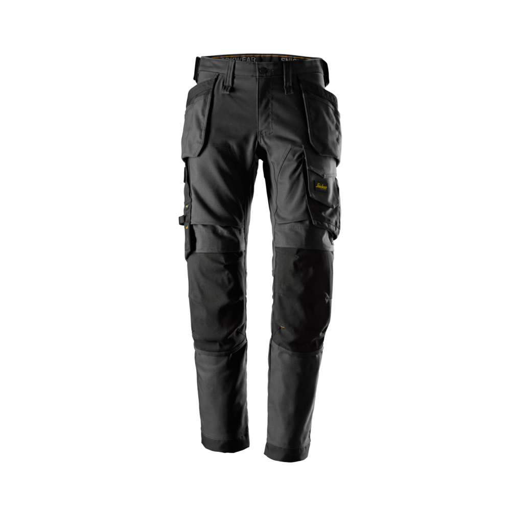 STRETCHBYXA CANVAS AW HF STÅLGRÅ/SVART STL 124