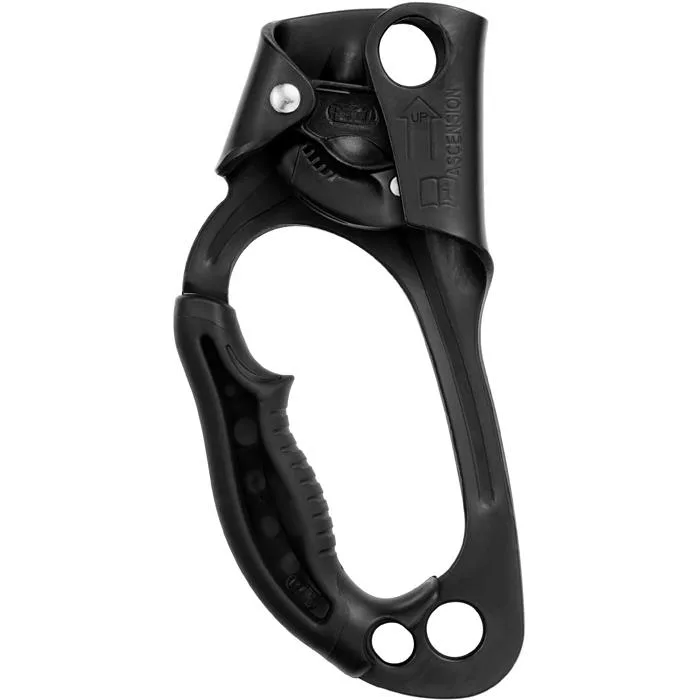 Petzl Ascension Pro Repklämma Höger svart/gul